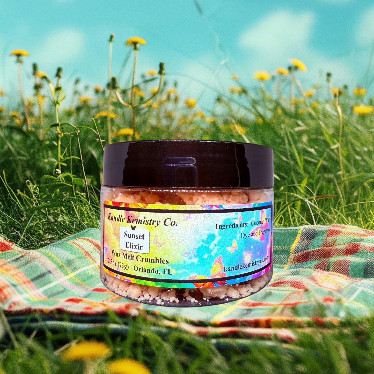 Sunset Elixir Wax Melt Crumbles - Kandle Kemistry Co.