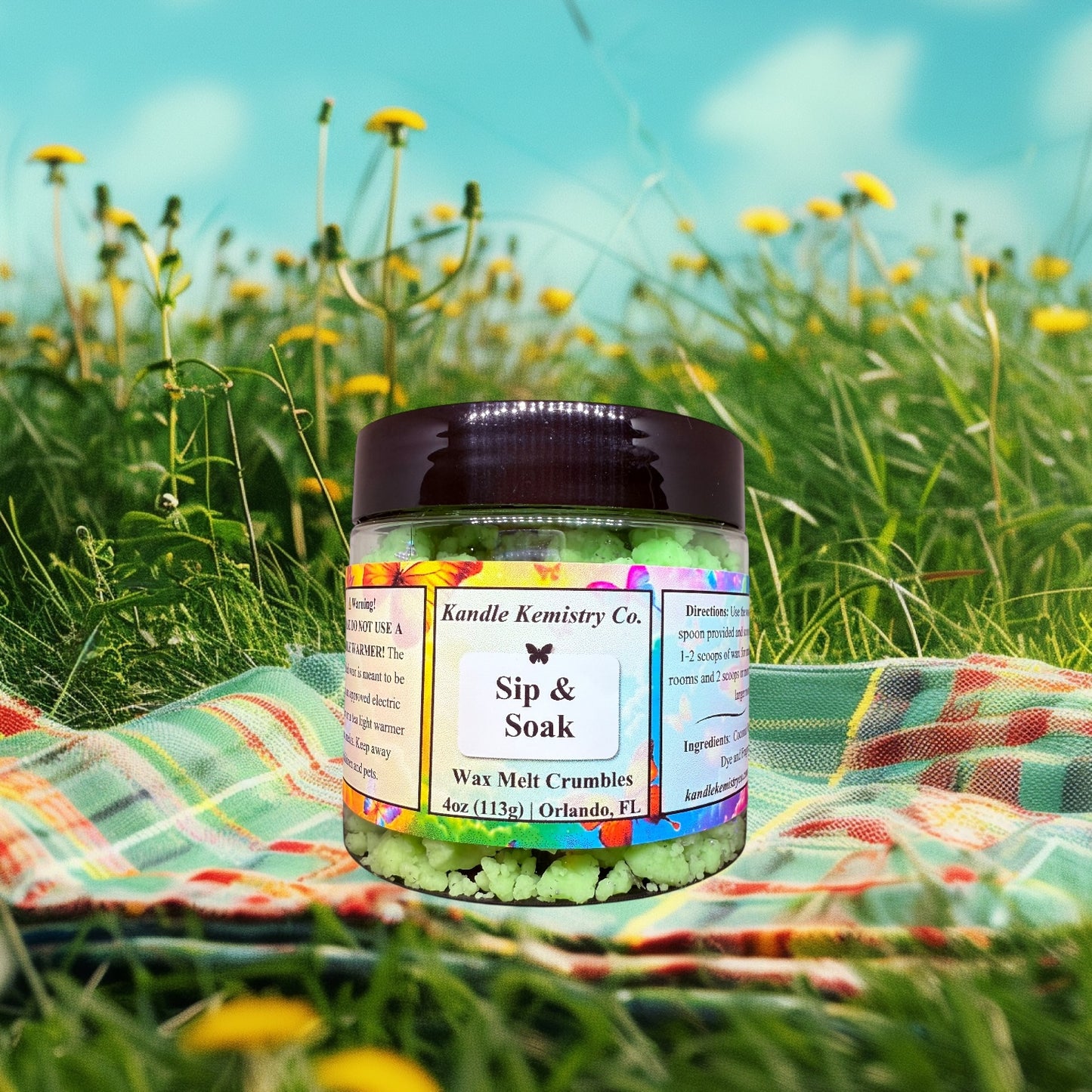 Sip & Soak Wax Melt Crumbles - Kandle Kemistry Co.