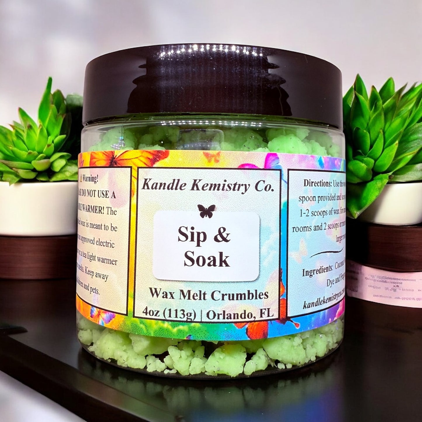 Sip & Soak Wax Melt Crumbles - Kandle Kemistry Co.