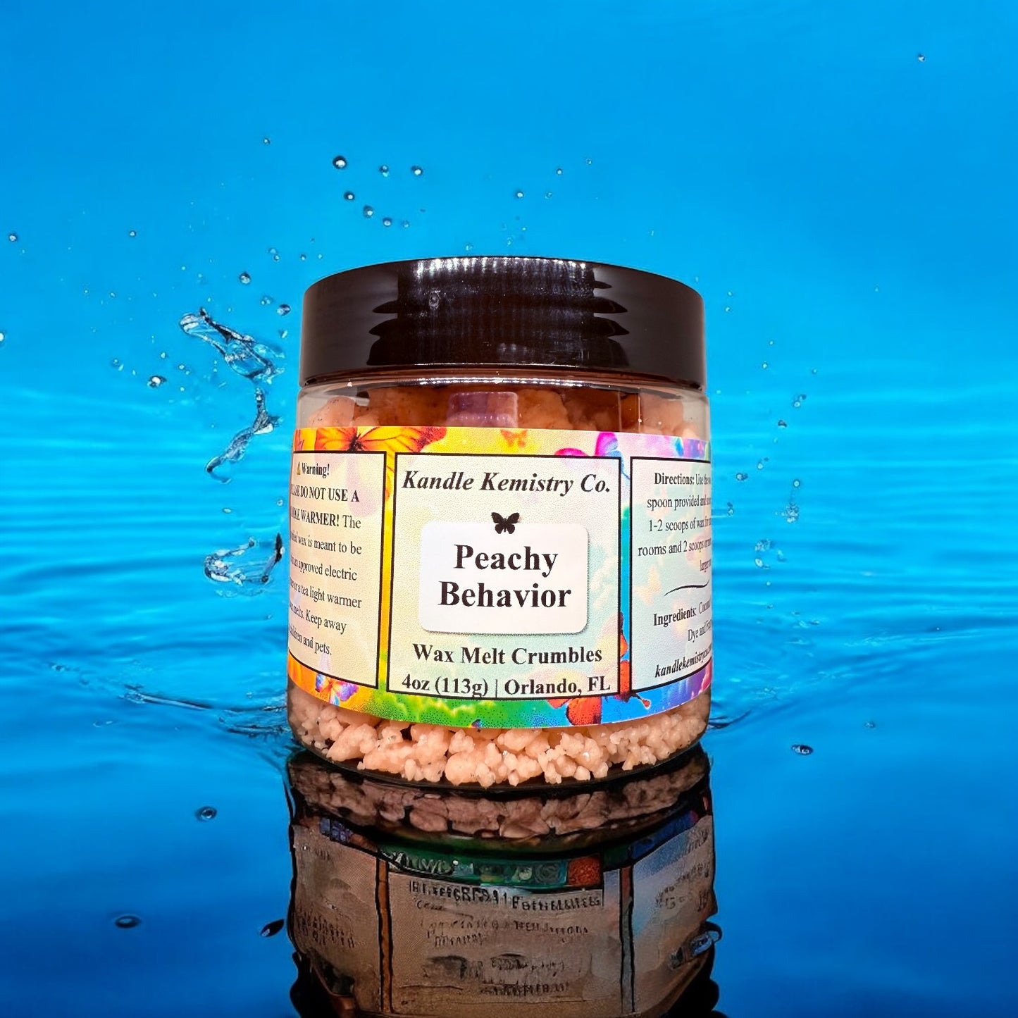 Peachy Behavior Wax Melt Crumbles - Kandle Kemistry Co.