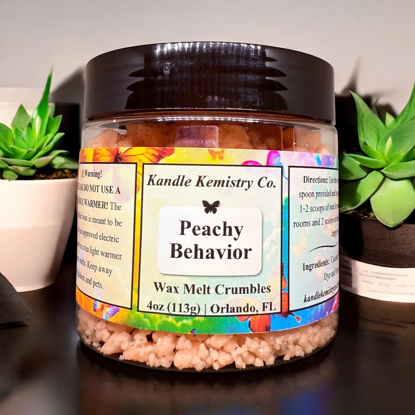 Peachy Behavior Wax Melt Crumbles - Kandle Kemistry Co.