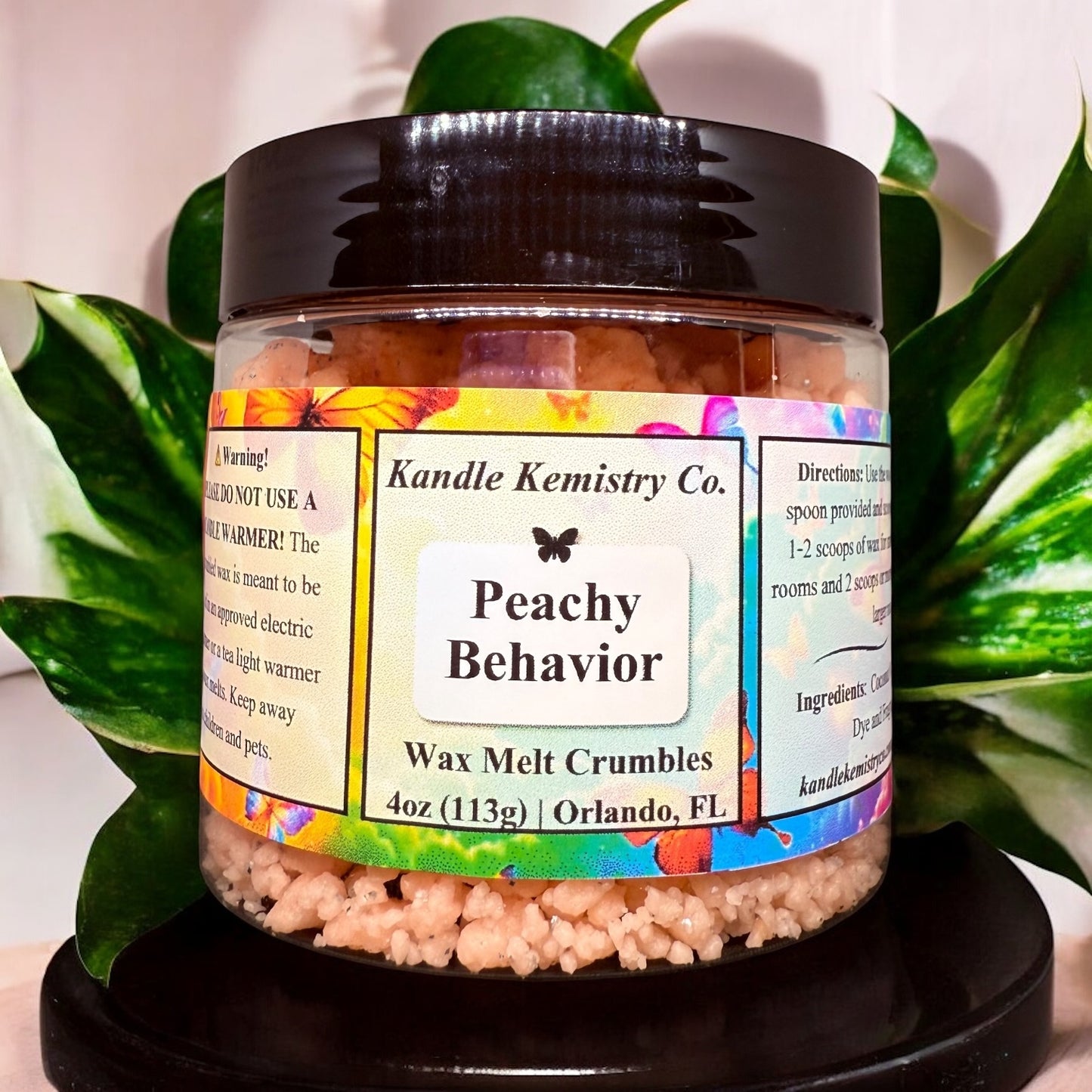 Peachy Behavior Wax Melt Crumbles - Kandle Kemistry Co.