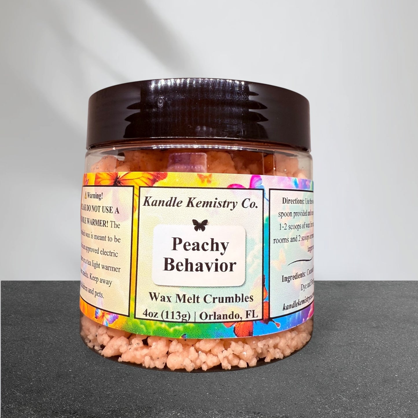 Peachy Behavior Wax Melt Crumbles - Kandle Kemistry Co.