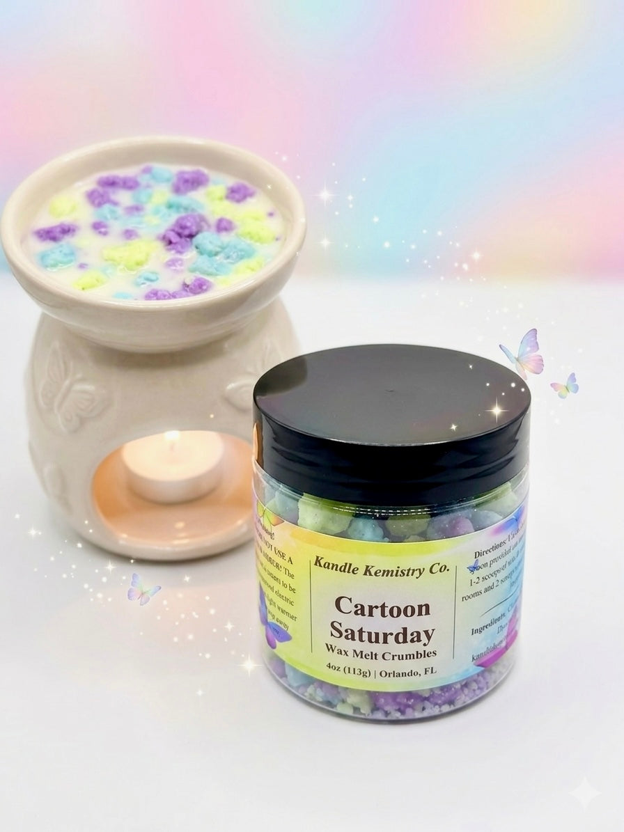 Cartoon Saturday Wax Melt Crumbles