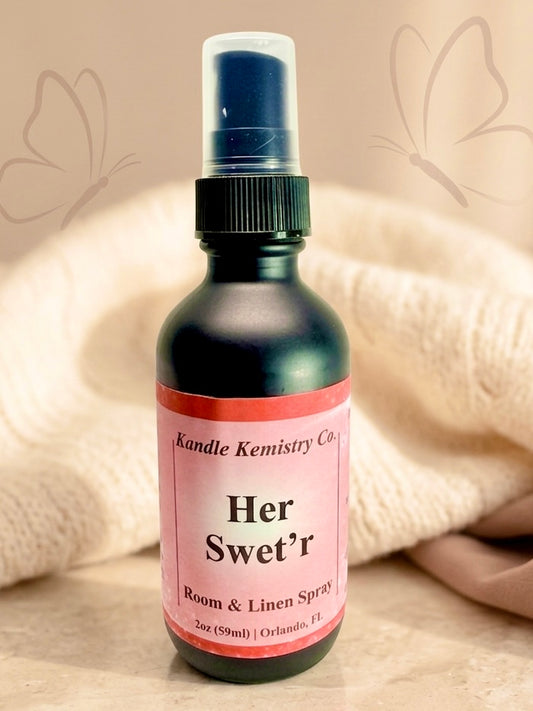 Her Swet'r Room and Linen Spray