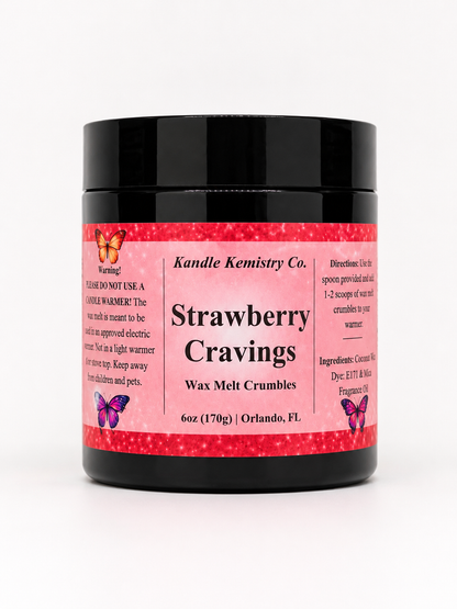 Strawberry Cravings Wax Melt Crumbles