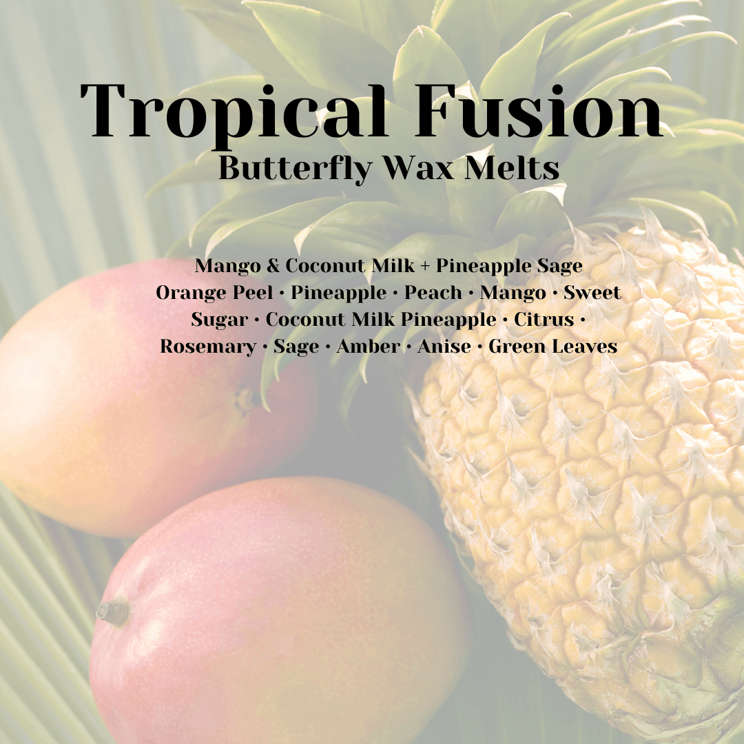 Tropical Fusion Butterfly Wax Melts - Kandle Kemistry Co.