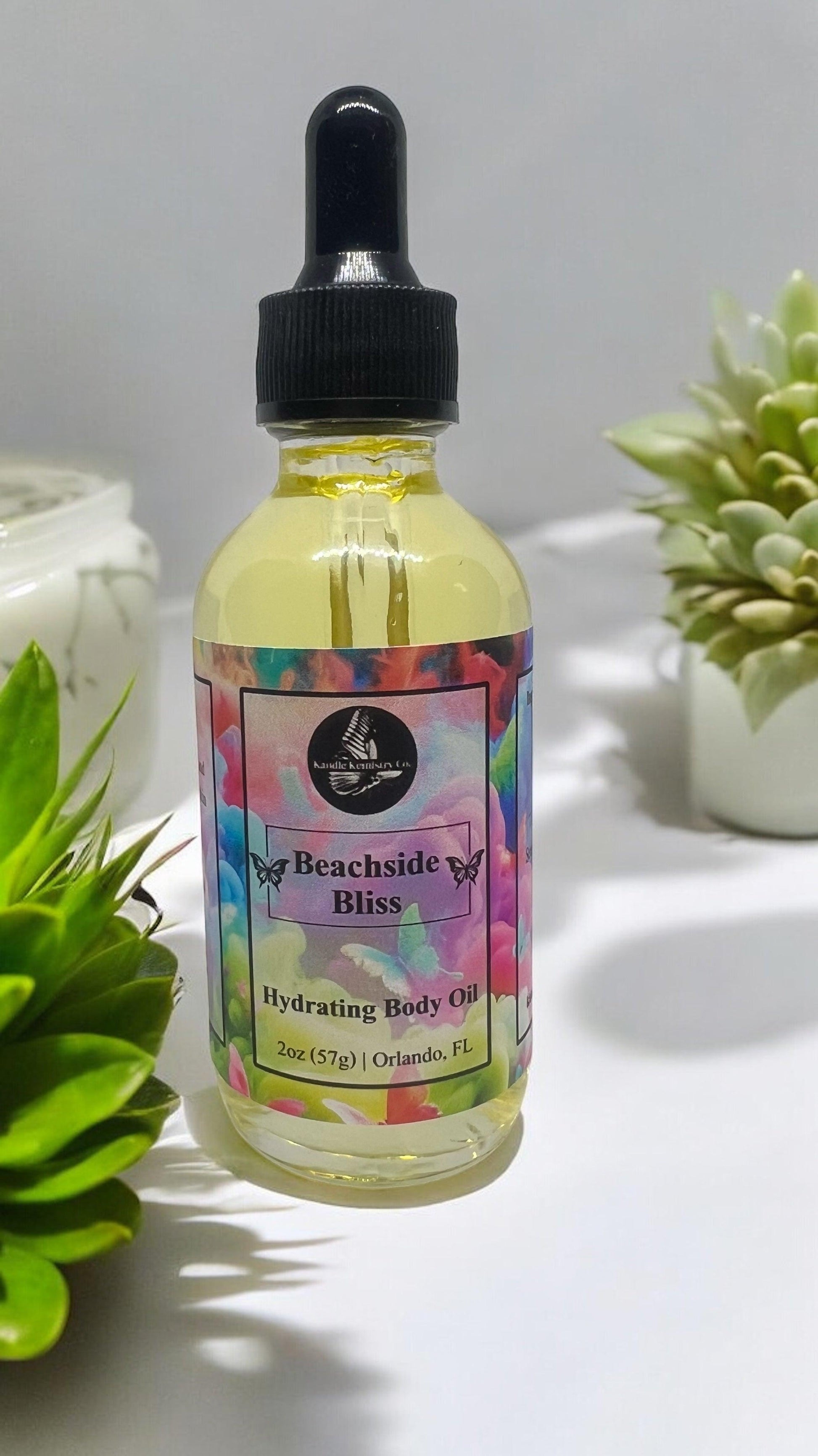 Beachside Bliss Hydrating Body Oil - Kandle Kemistry Co.