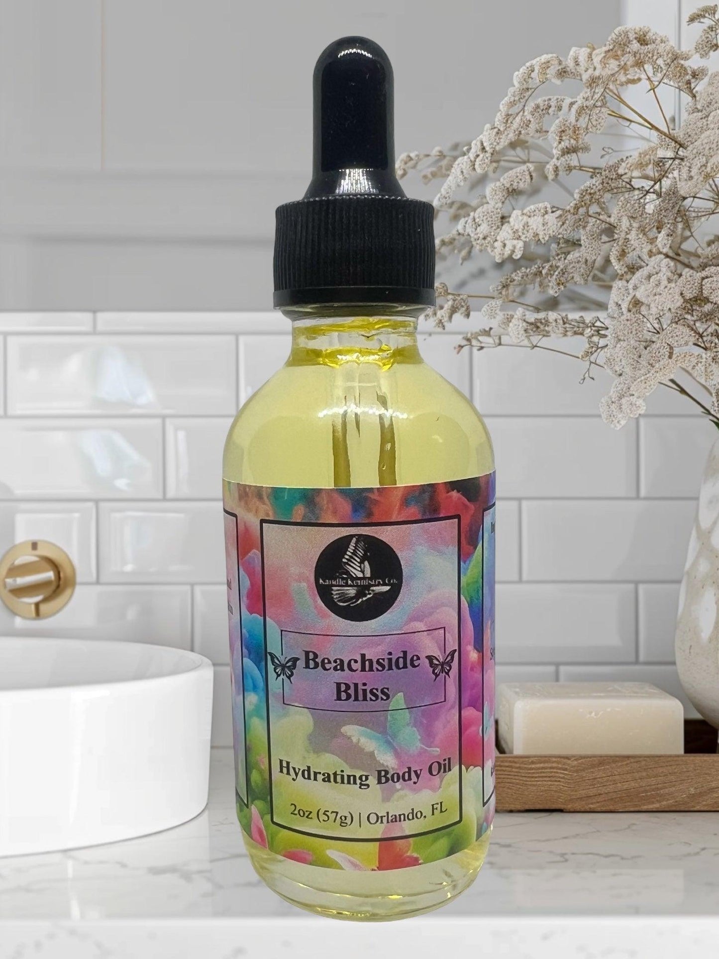 Beachside Bliss Hydrating Body Oil - Kandle Kemistry Co.