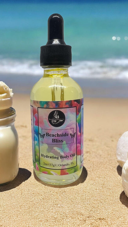 Beachside Bliss Hydrating Body Oil - Kandle Kemistry Co.