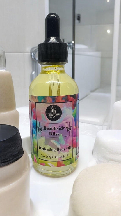 Beachside Bliss Hydrating Body Oil - Kandle Kemistry Co.