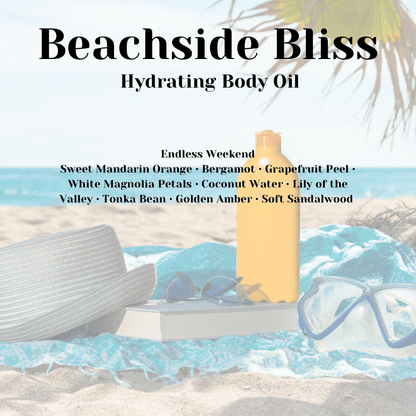 Beachside Bliss Hydrating Body Oil - Kandle Kemistry Co.