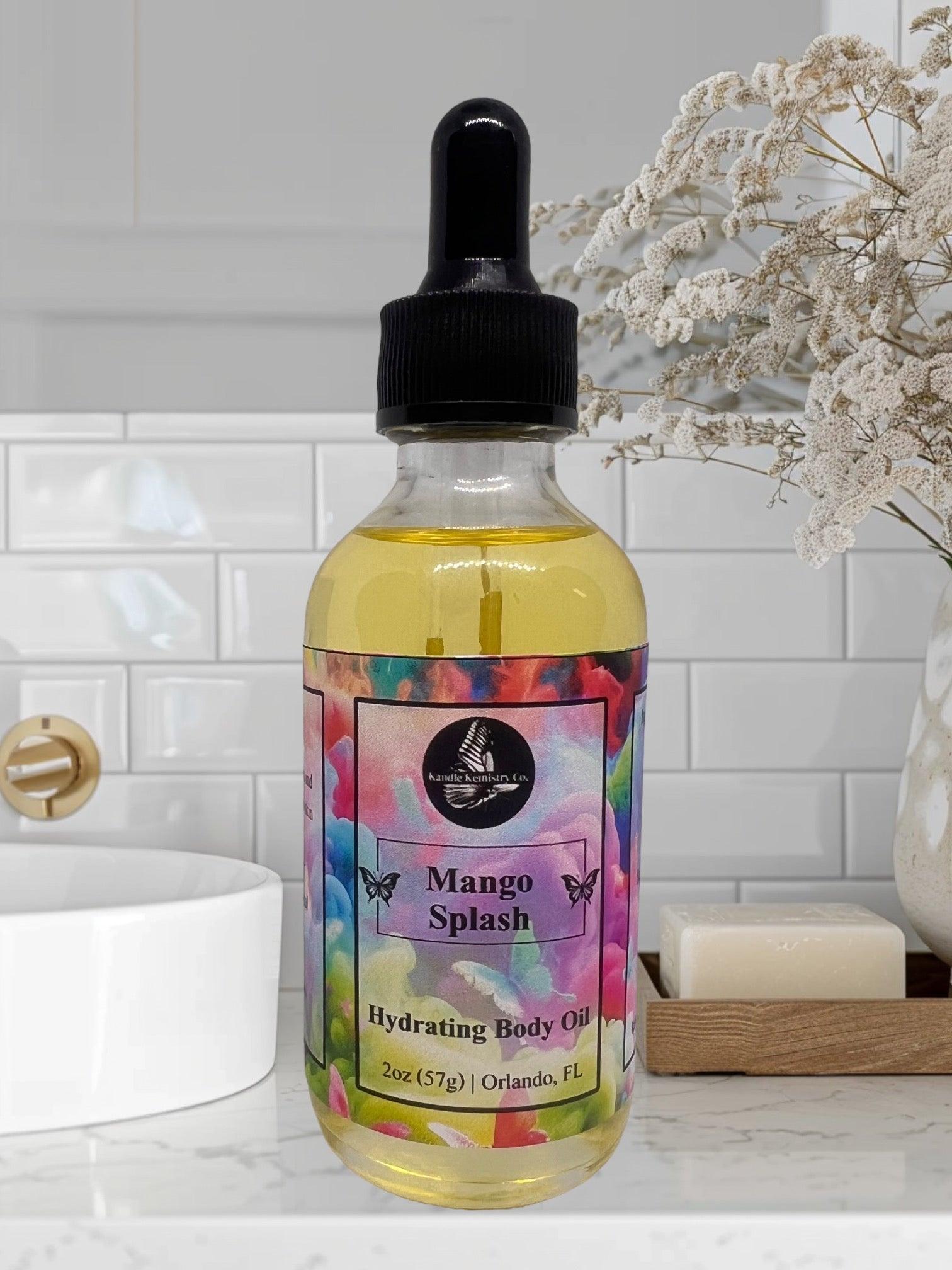 Mango Splash Hydrating Body Oil - Kandle Kemistry Co.