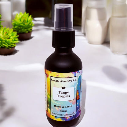 Tangy Tropics Room and Linen Spray - Kandle Kemistry Co.