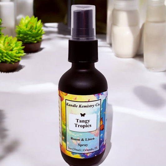Tangy Tropics Room and Linen Spray - Kandle Kemistry Co.