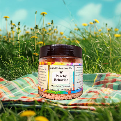 Peachy Behavior Wax Melt Crumbles - Kandle Kemistry Co.