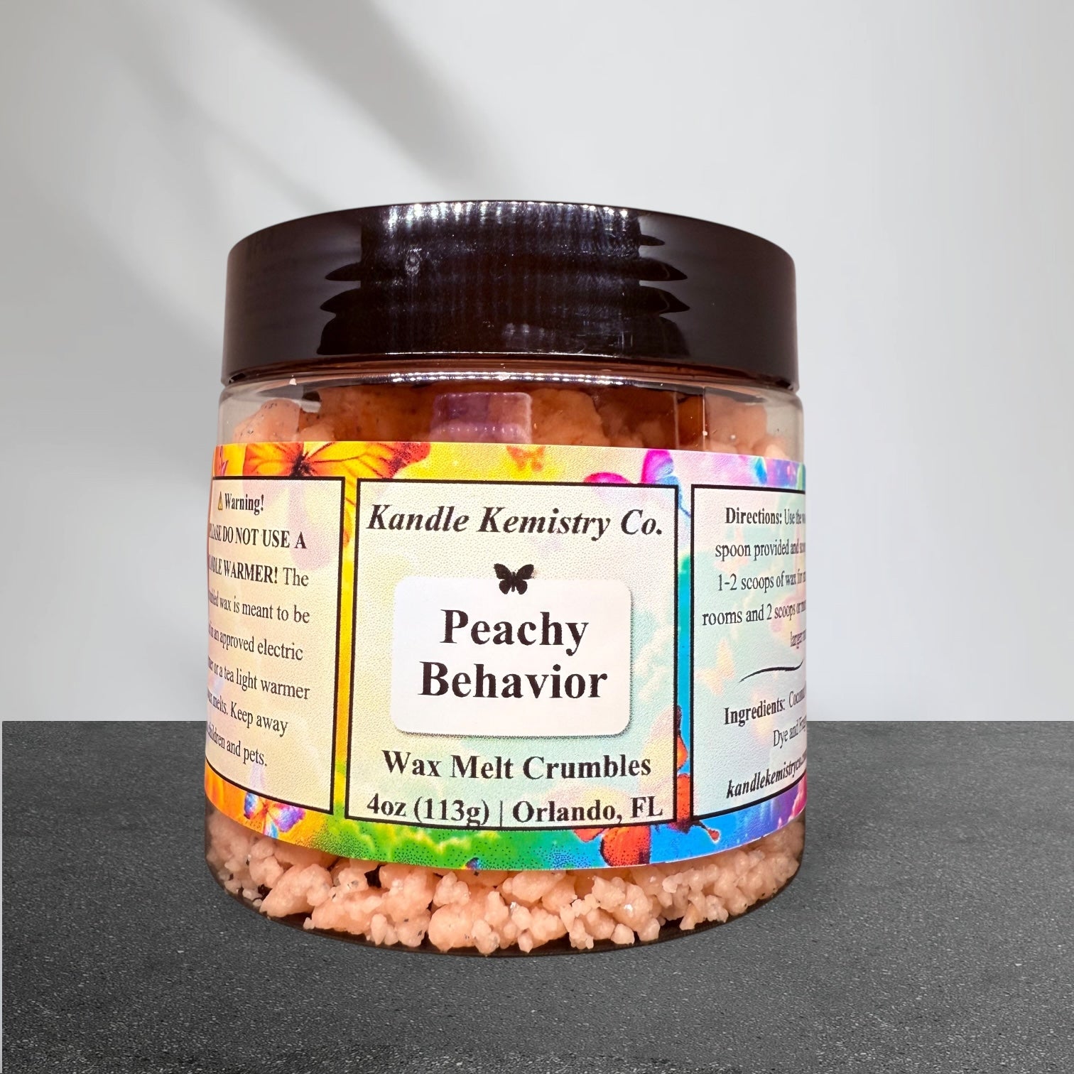 Peachy Behavior Wax Melt Crumbles - Kandle Kemistry Co.