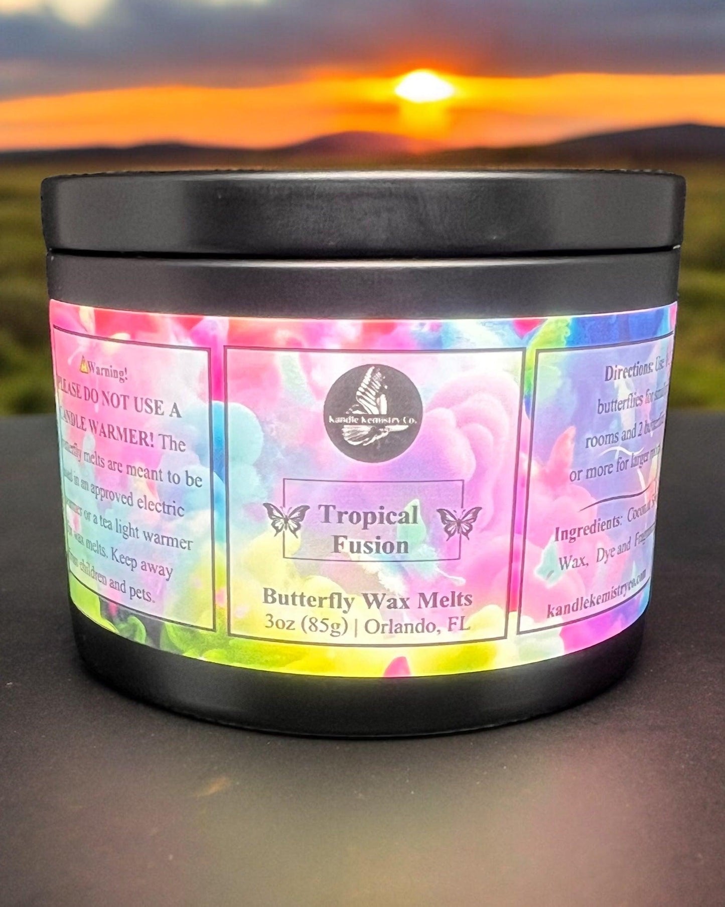 Tropical Fusion Butterfly Wax Melts - Kandle Kemistry Co.