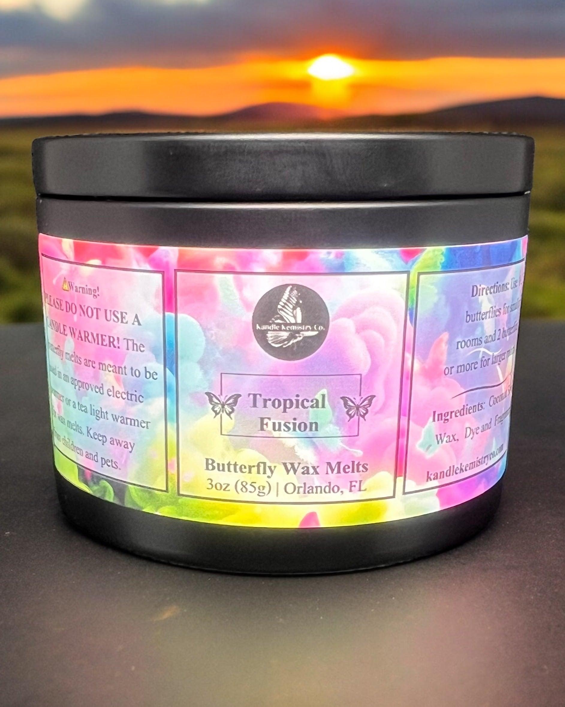 Tropical Fusion Butterfly Wax Melts - Kandle Kemistry Co.