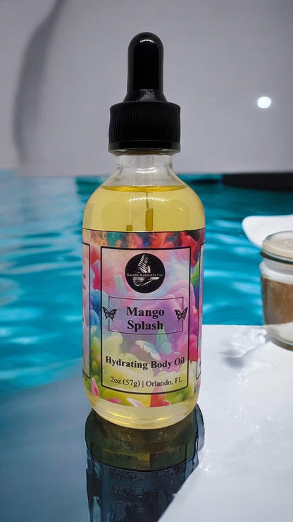 Mango Splash Hydrating Body Oil - Kandle Kemistry Co.