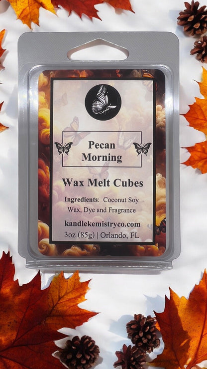 Pecan Morning Wax Melt Cubes - Kandle Kemistry Co.