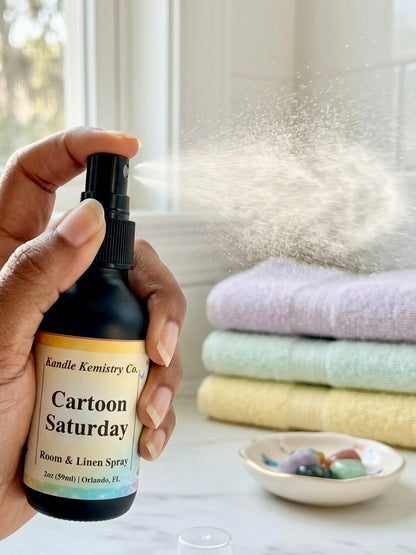 Cartoon Saturday Room and Linen Spray