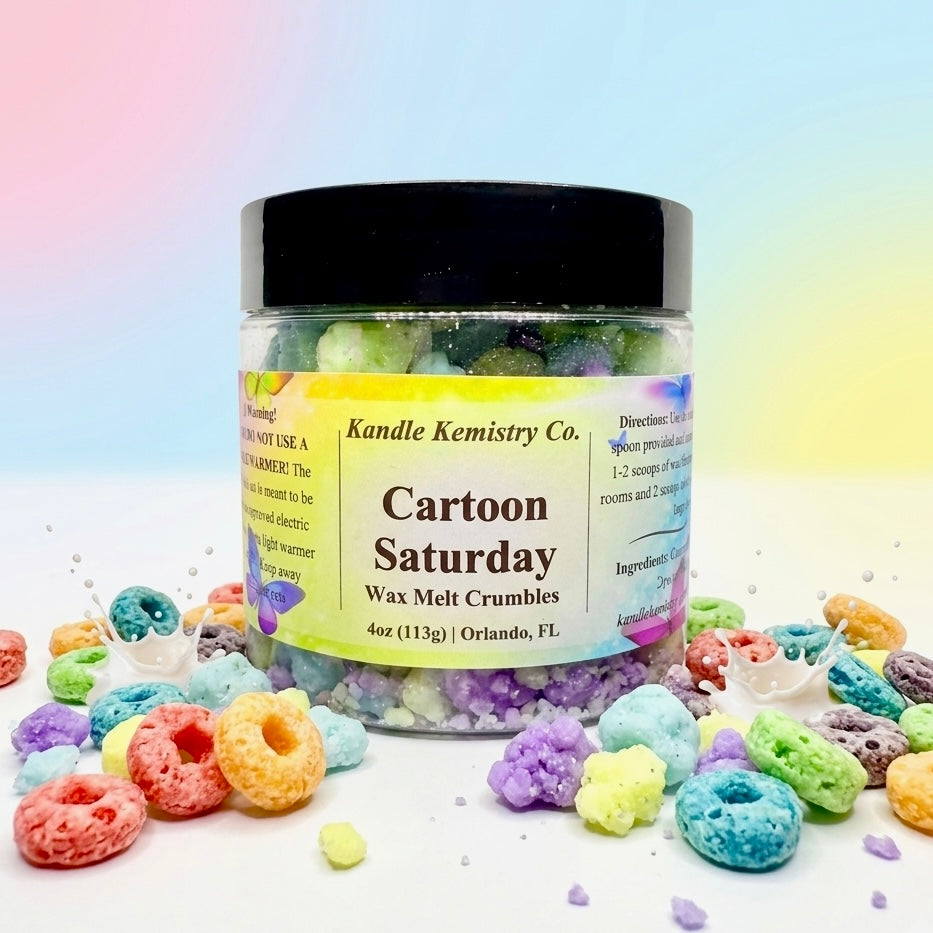 Cartoon Saturday Wax Melt Crumbles