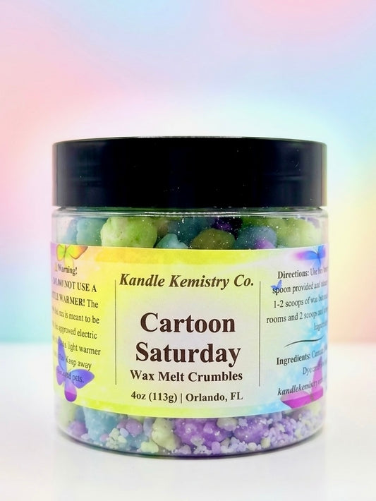 Cartoon Saturday Wax Melt Crumbles