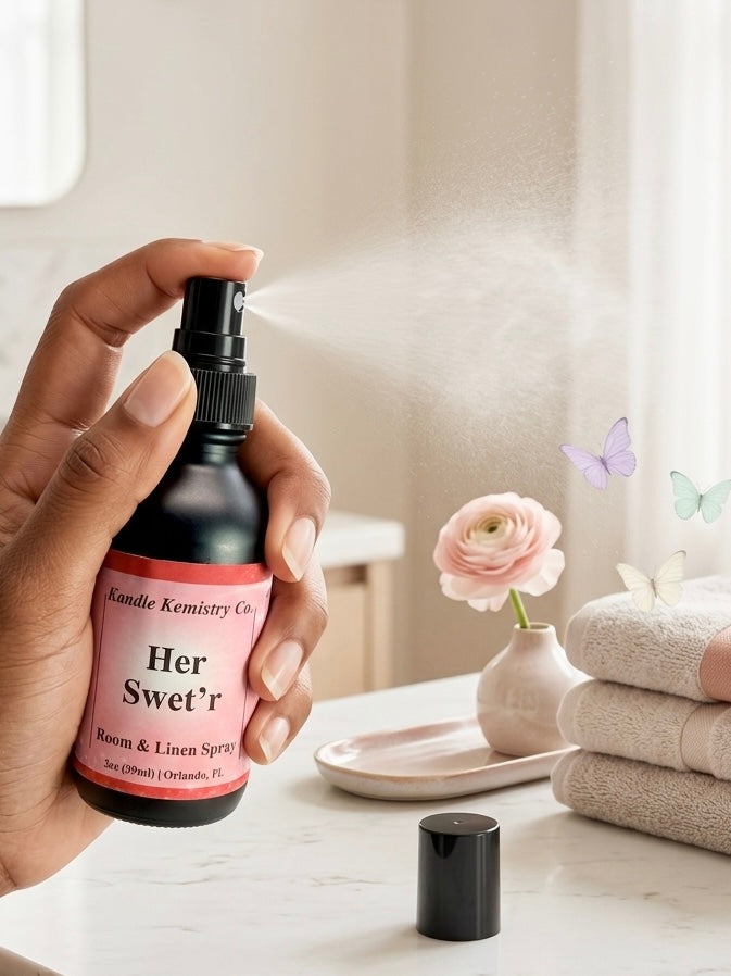 Her Swet'r Room and Linen Spray