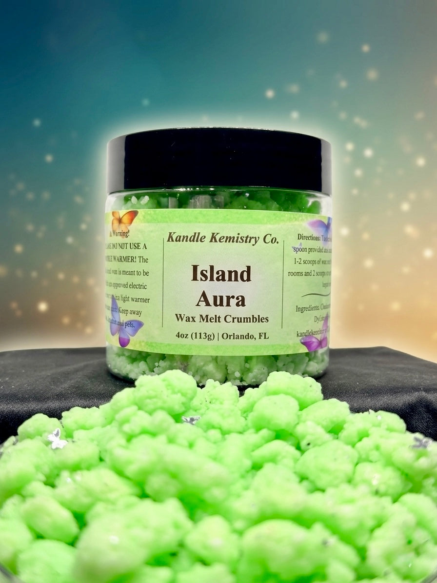 Island Aura Wax Melt Crumbles
