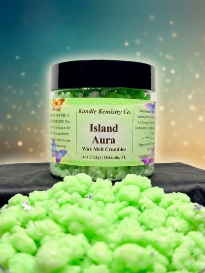 Island Aura Wax Melt Crumbles