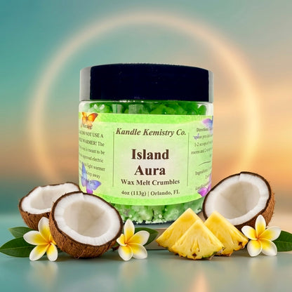 Island Aura Wax Melt Crumbles